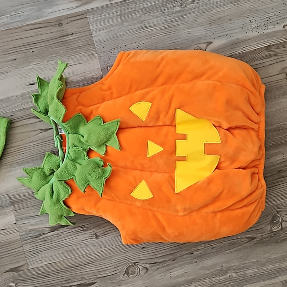 Halloween costume jack o lantern